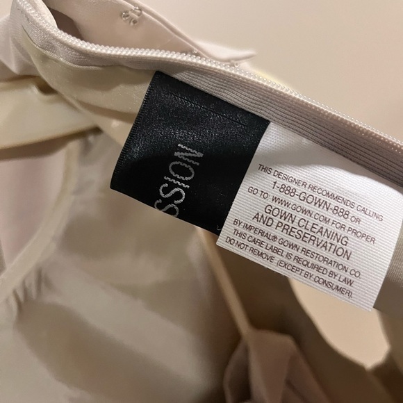 90’s Vintage Mother of Bride Formal 2 piece Gown with detachable train Size 12 - Picture 6 of 16